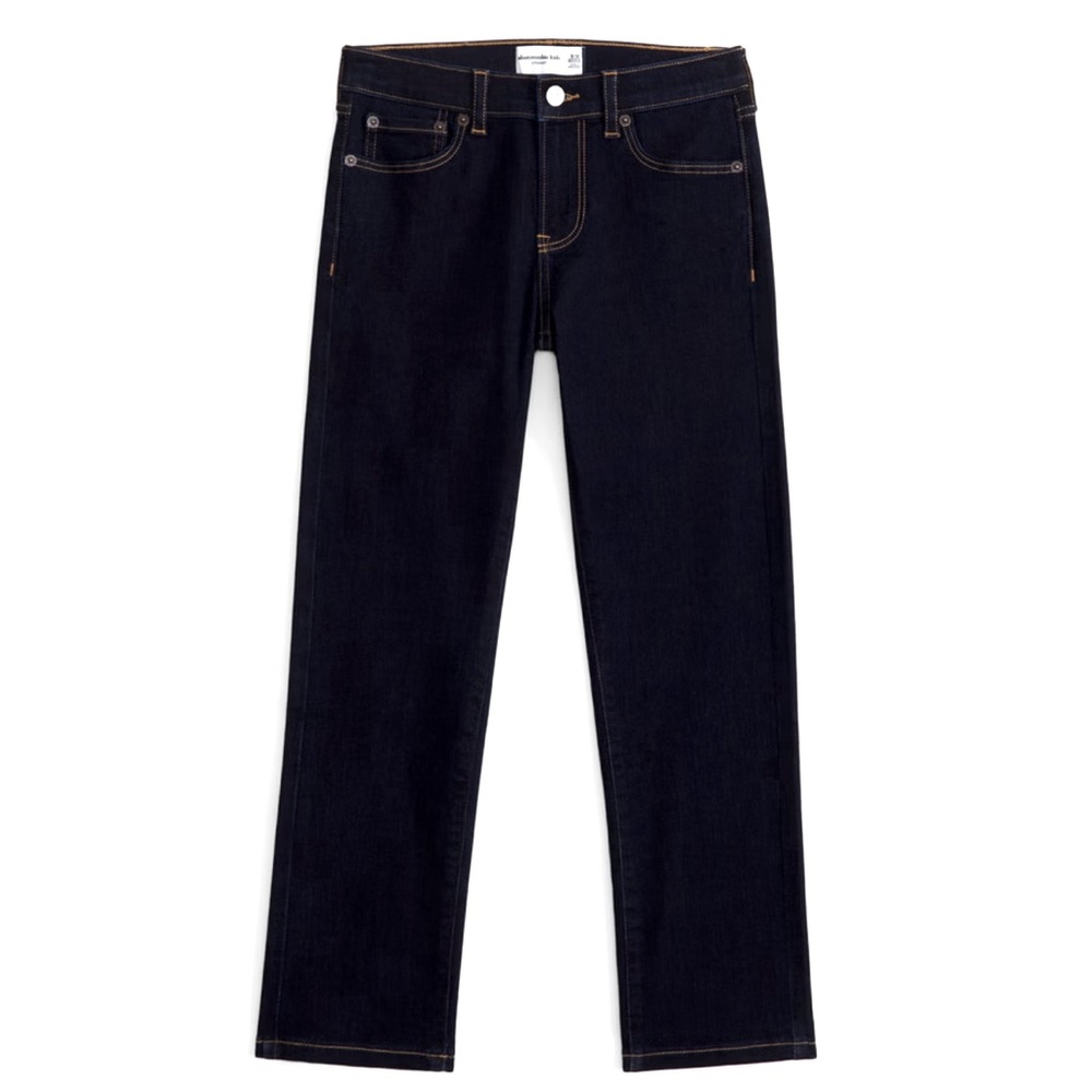 NWOT! Never worn brand new kids jeans. Abercrombie, size 9/10. Dark wash blue